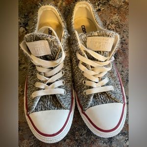 Converse with knit exterior